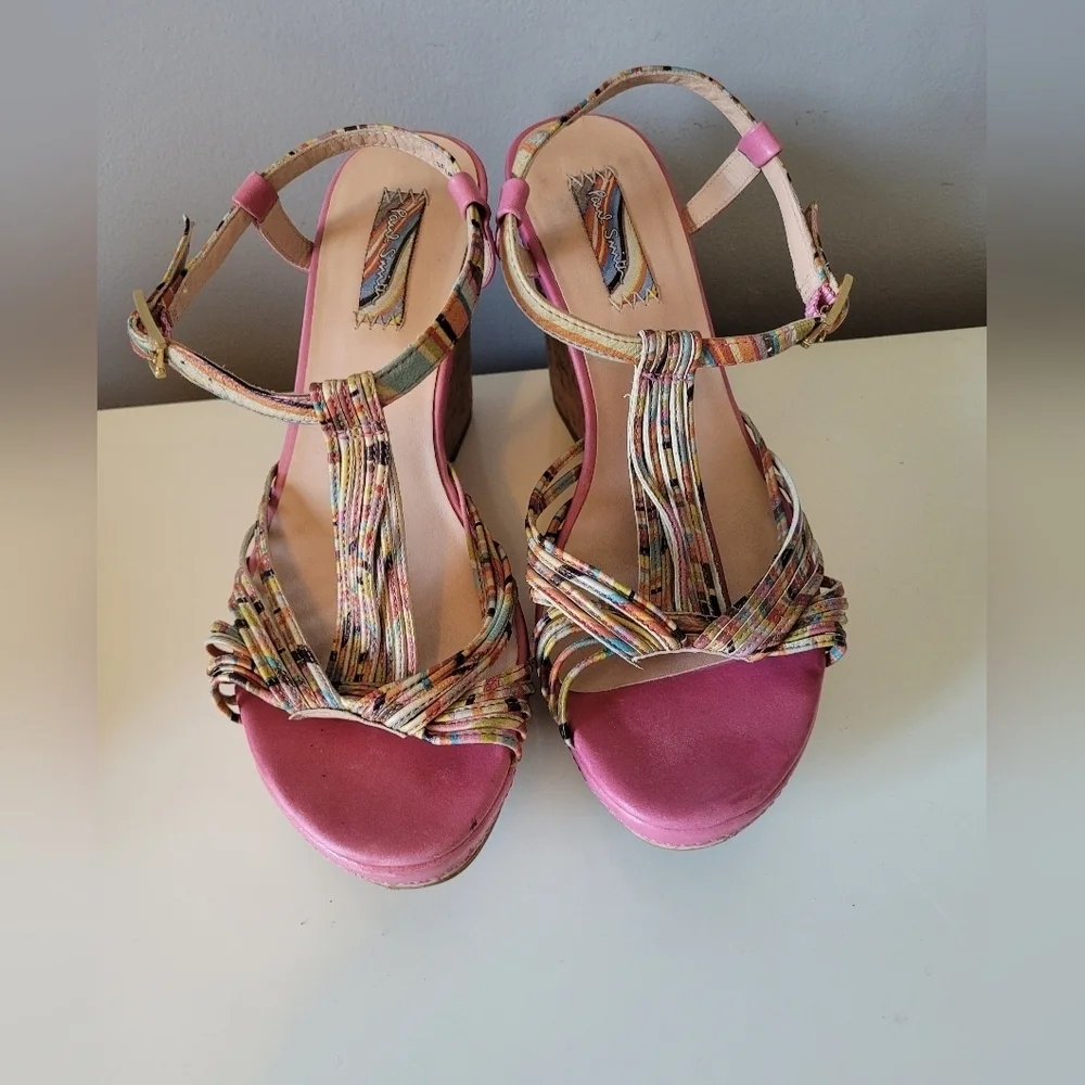 Paul Smith Pink Wedges, VGUC, Size 36